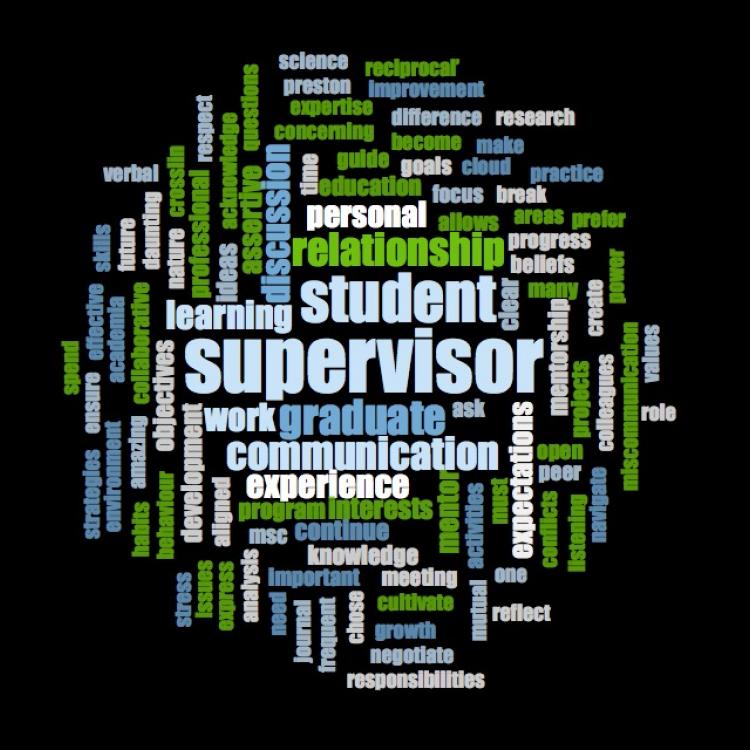 Word Cloud - Supervisor, Student