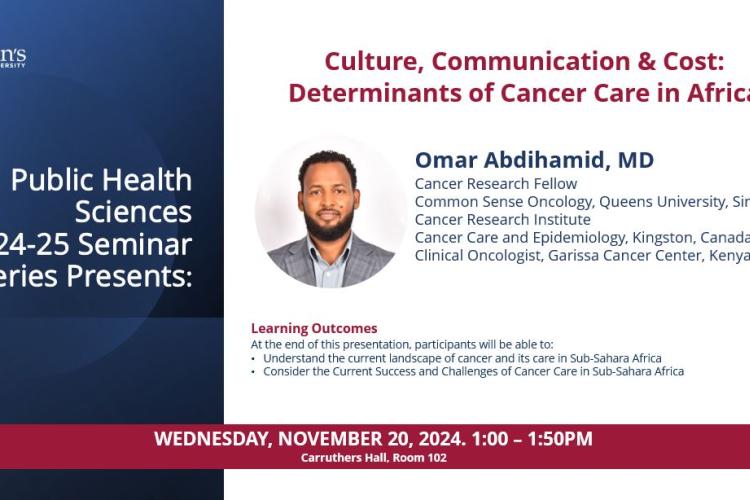 Culture, Communication and Cost - Determinants of Cancer Care in Africa