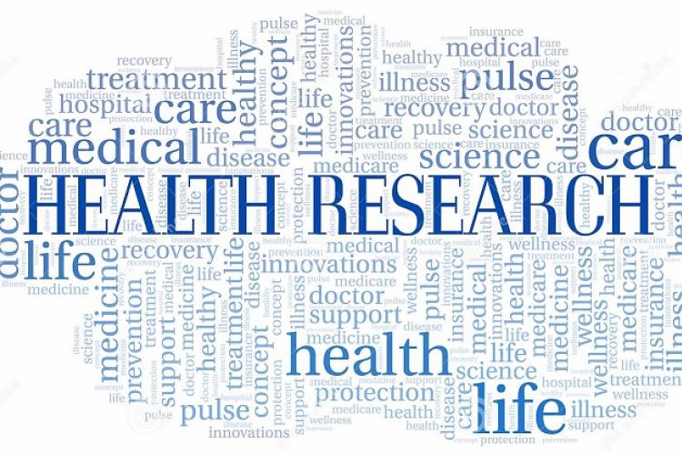 Health Research Word Cloud