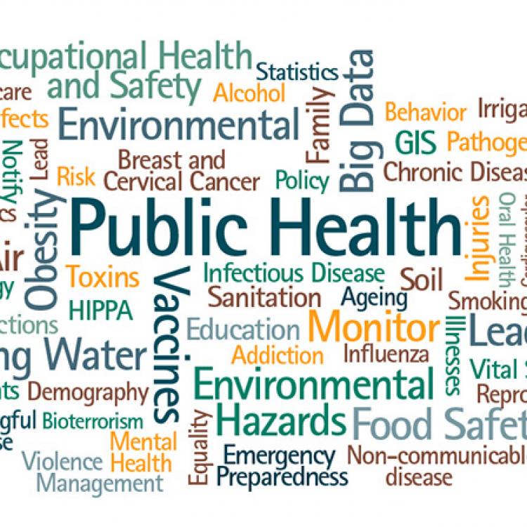 Word cloud on public health 